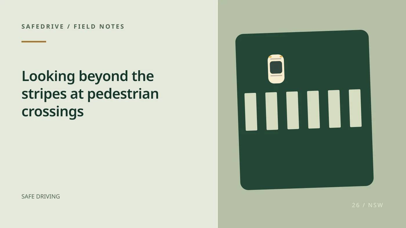 Original editorial illustration for Looking beyond the stripes at pedestrian crossings